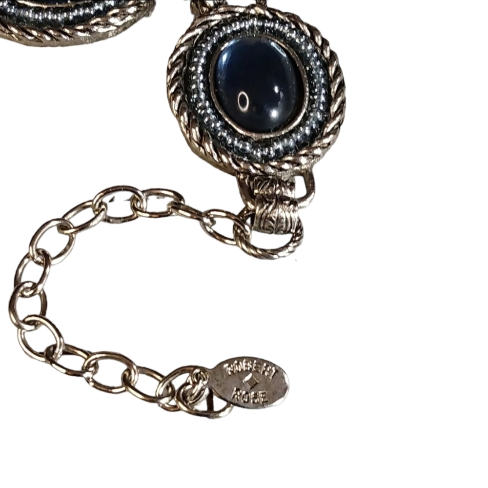 Robert Rose blue stone necklace. - Picture 3 of 4